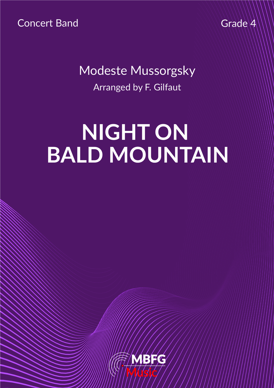 Night on Bald Mountain Concert Band scores gallery preview page 1