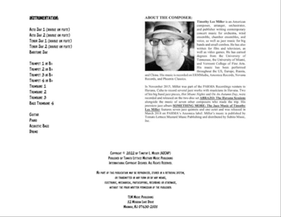 Up, Up And Away Jazz Ensemble scores gallery preview page 2