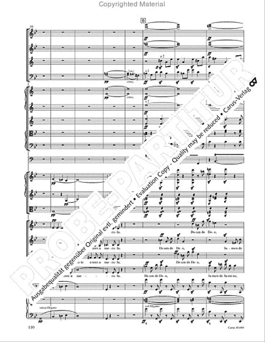 Missa solemnis Missa solemnis 4-Part scores gallery preview page 126