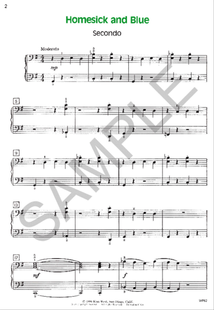 Duet Favorites, Level 3 Piano Method scores gallery preview page 2