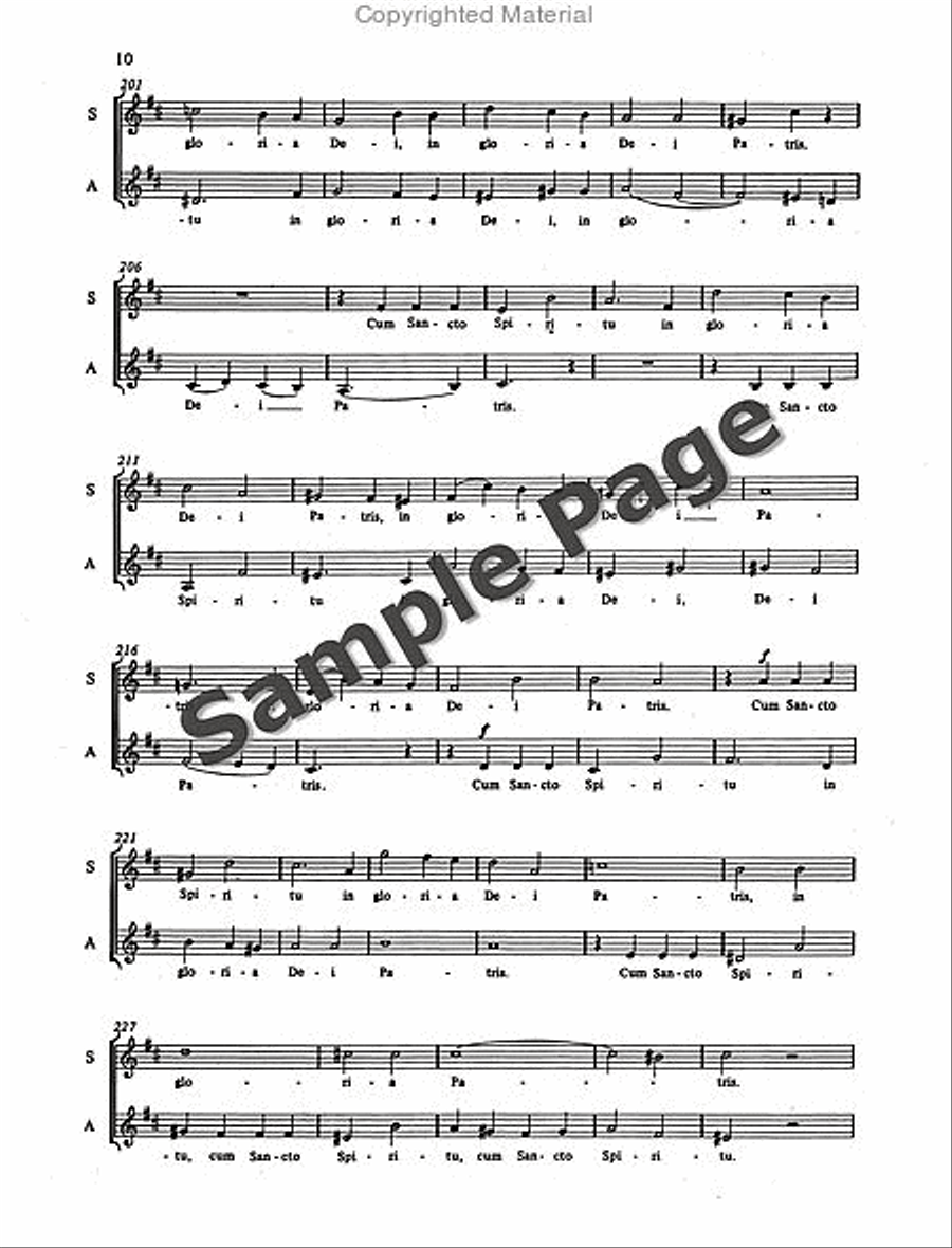 Mass in D Minor Mass in D Minor SSA scores gallery preview page 11