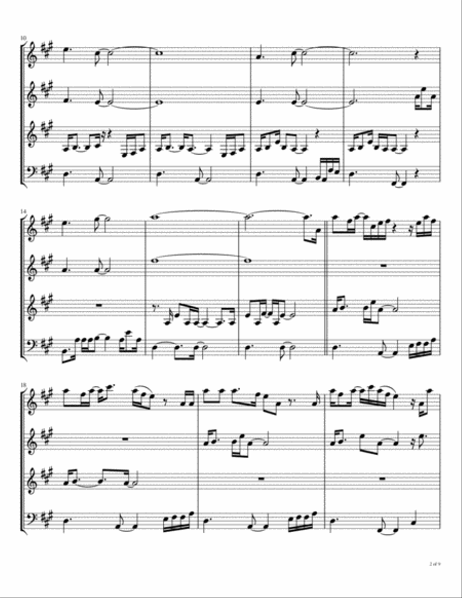 North Dakota North Dakota Woodwind Quartet scores gallery preview page 3