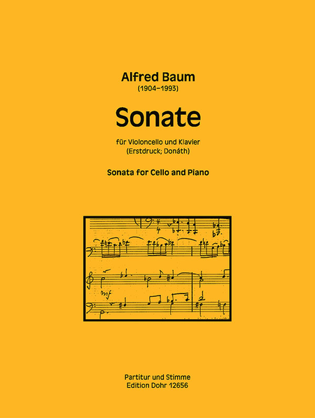Sonate für Violoncello und Klavier