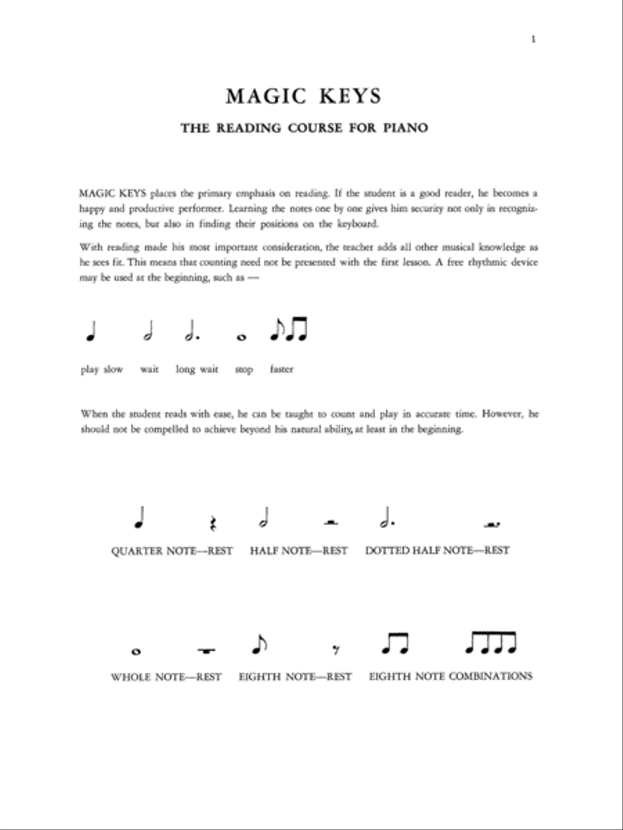 Magic Keys, Book 1 Piano Method scores gallery preview page 5