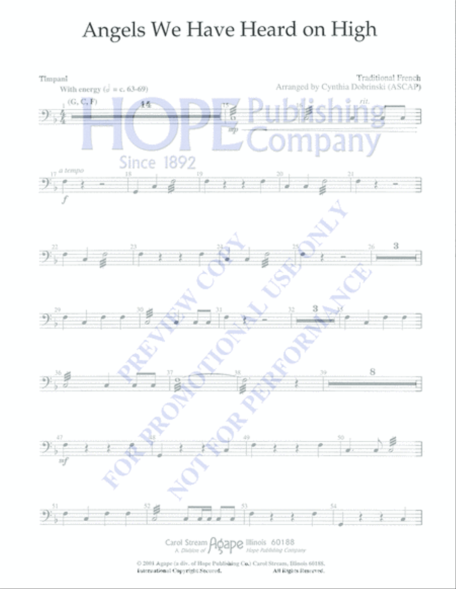 Angels We Have Heard on High 5-Octaves scores gallery preview page 3