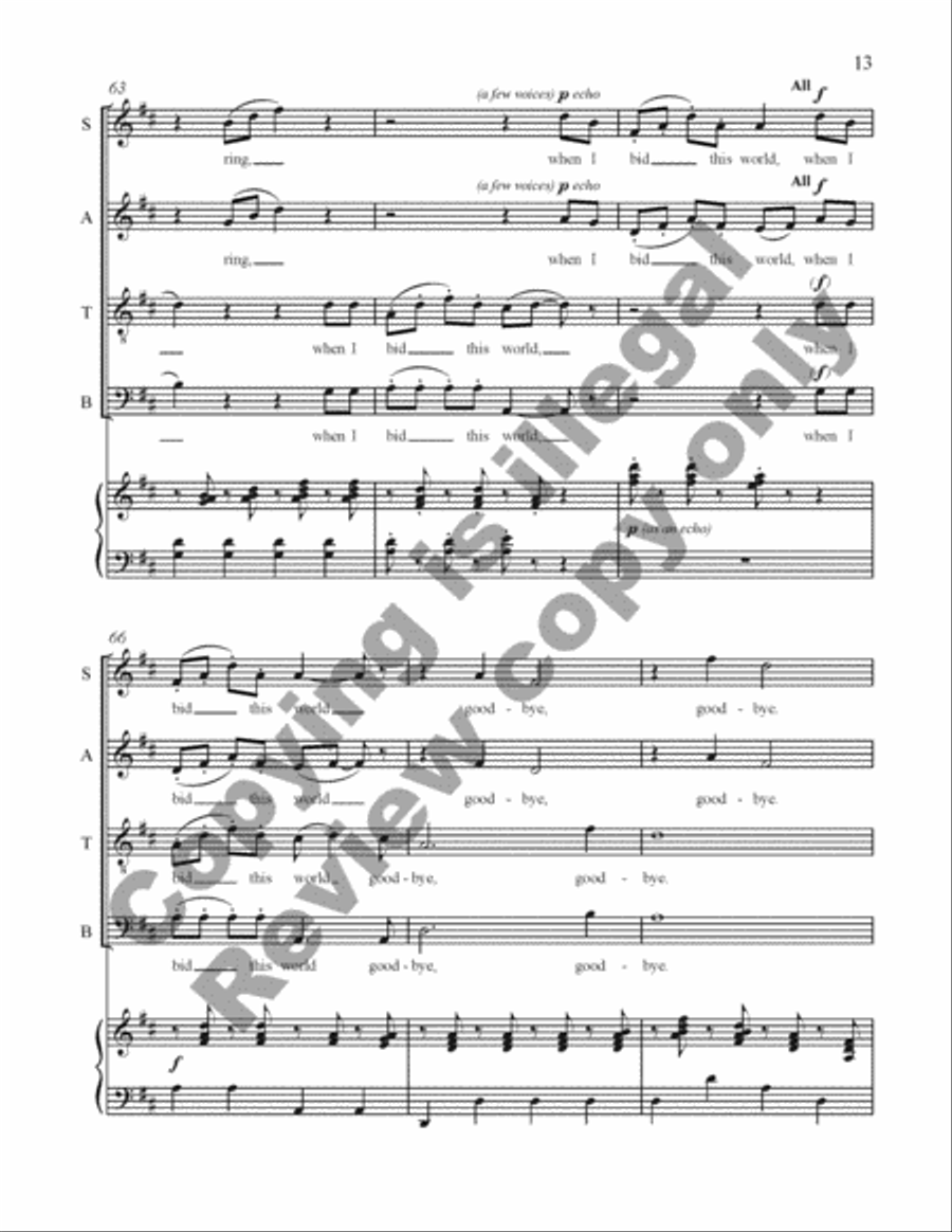 Gospel Songs: The Gospel Ship 4-Part scores gallery preview page 33