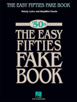 Book cover for The Easy Fifties Fake Book