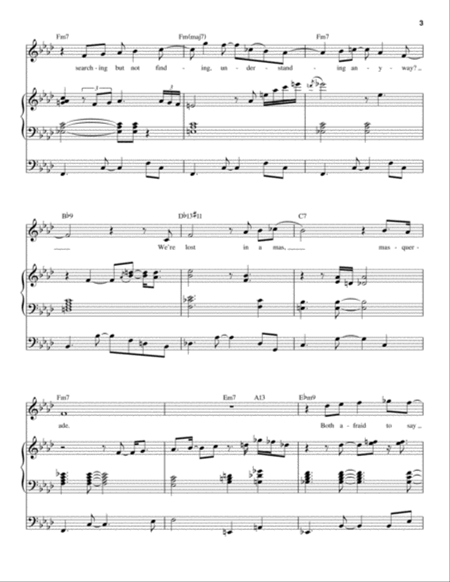This Masquerade Piano scores gallery preview page 3