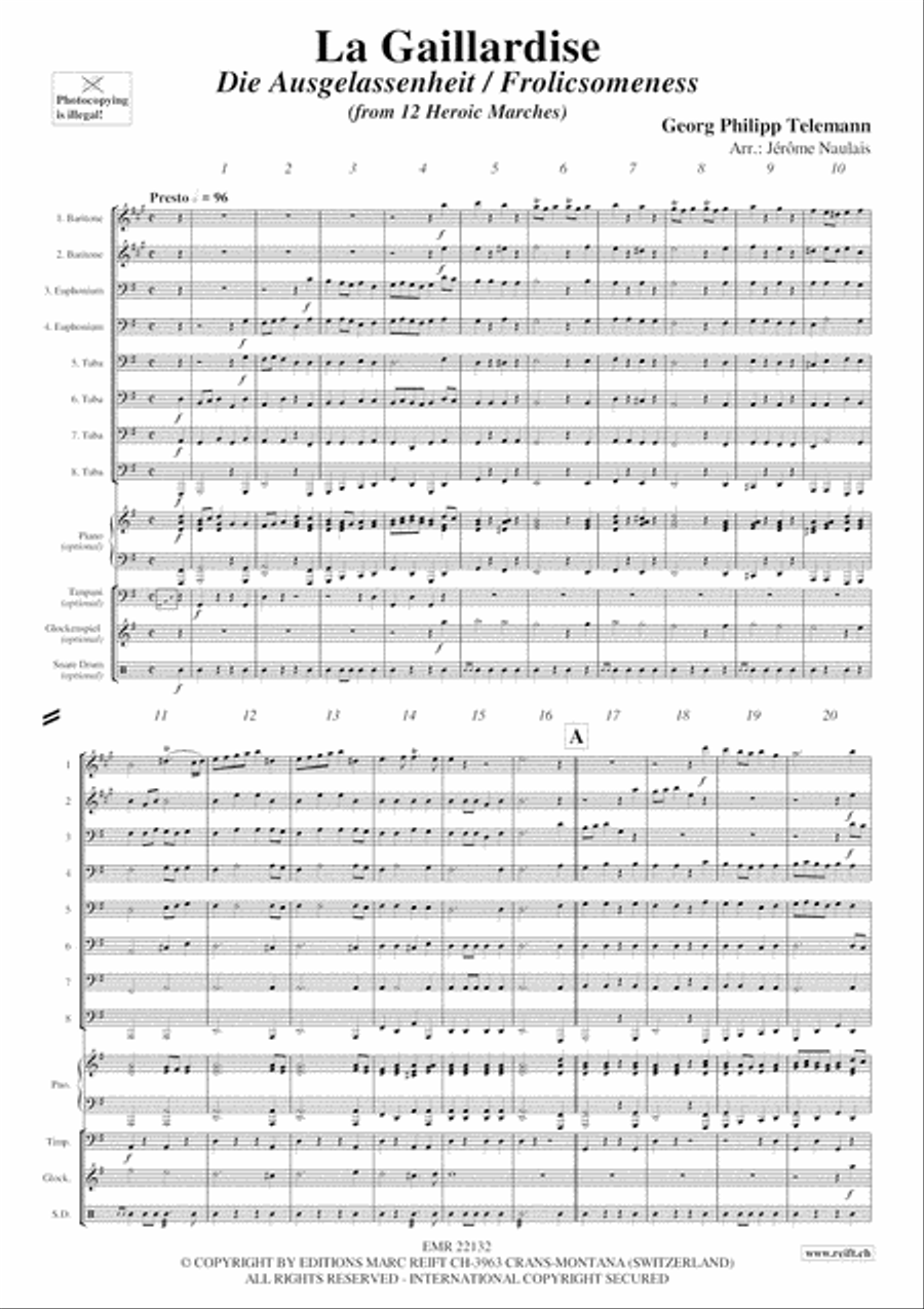 La Gaillardise Brass Ensemble scores gallery preview page 3