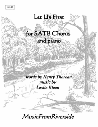 Let Us First for SATB Chorus and Piano