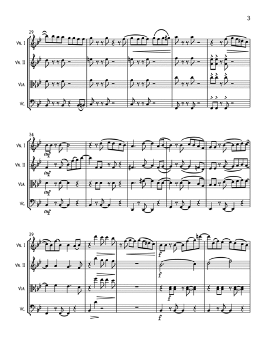 Made You Look String Quartet scores gallery preview page 3