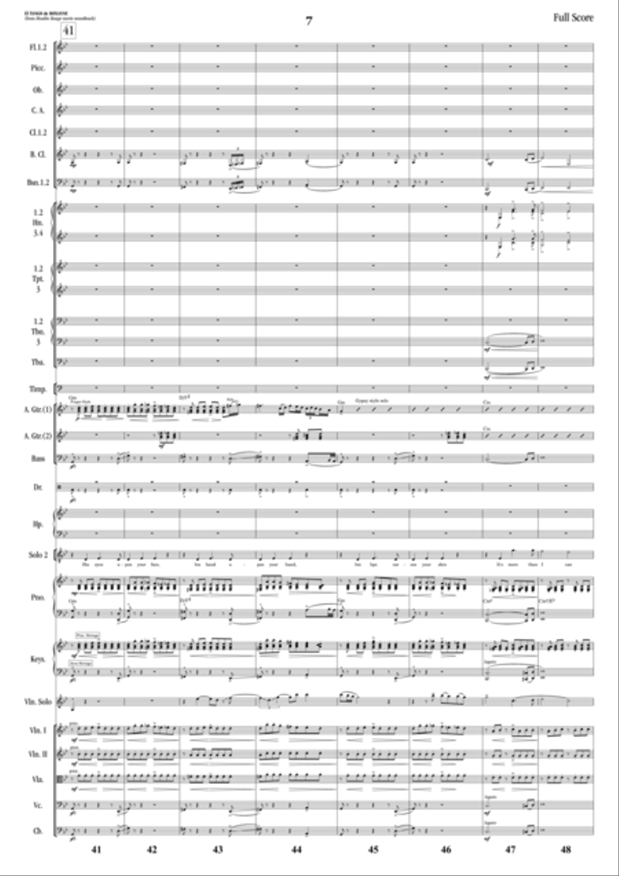 El Tango De Roxanne Full Orchestra scores gallery preview page 6