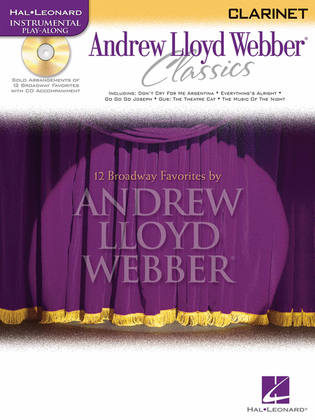 Book cover for Andrew Lloyd Webber Classics - Clarinet