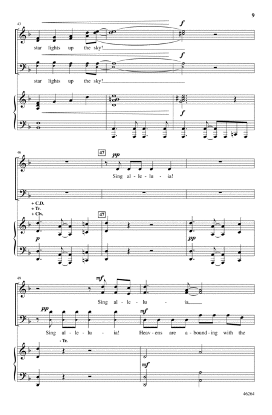 Calypso Cradle Carol Calypso Cradle Carol 4-Part scores gallery preview page 9