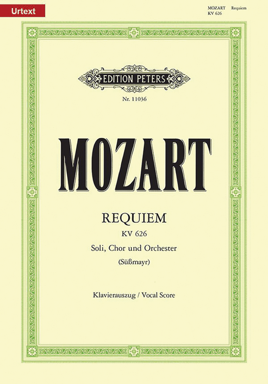 Requiem in d minor K626 (Vocal Score)