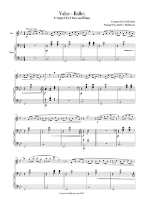 Valse - Ballet arranged for Oboe and Piano