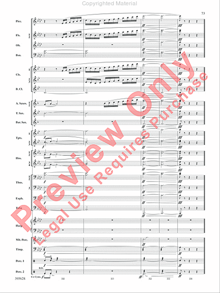 The Complete Harry Potter Concert Band scores gallery preview page 74
