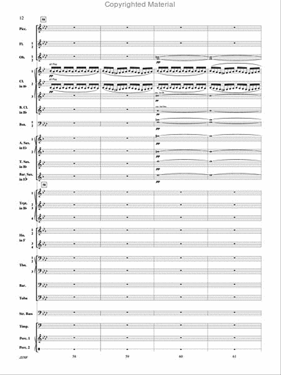 William Tell Overture Concert Band scores gallery preview page 13