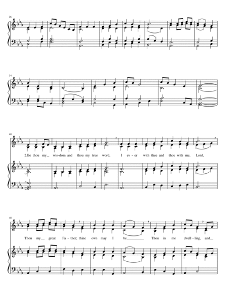 Be Thou My Vision SA scores gallery preview page 2