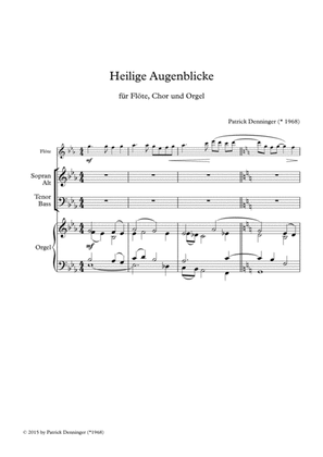 Heilige Augenblicke (Holy moments) für Chor (SATB) u. Orgel