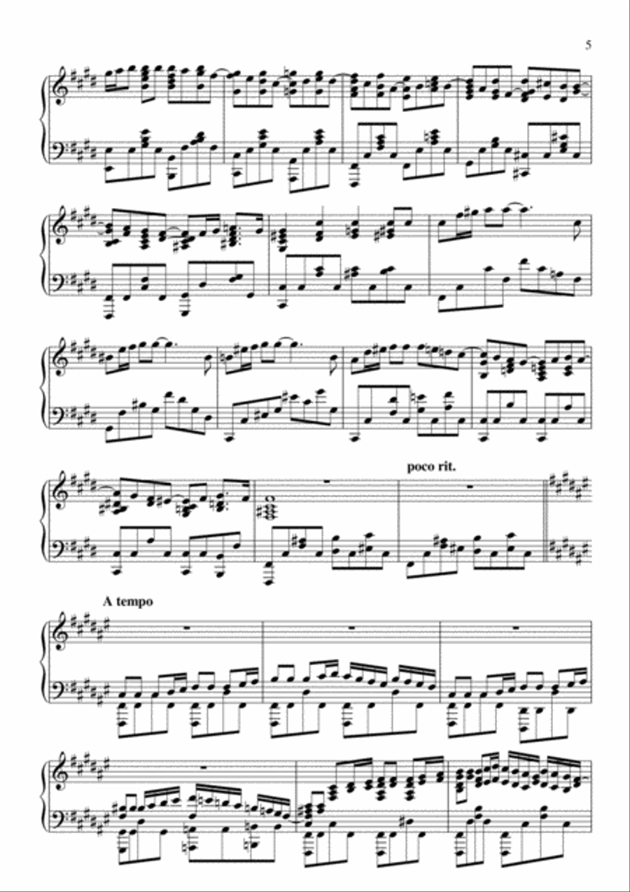 Shifting Tones II Piano Solo scores gallery preview page 5