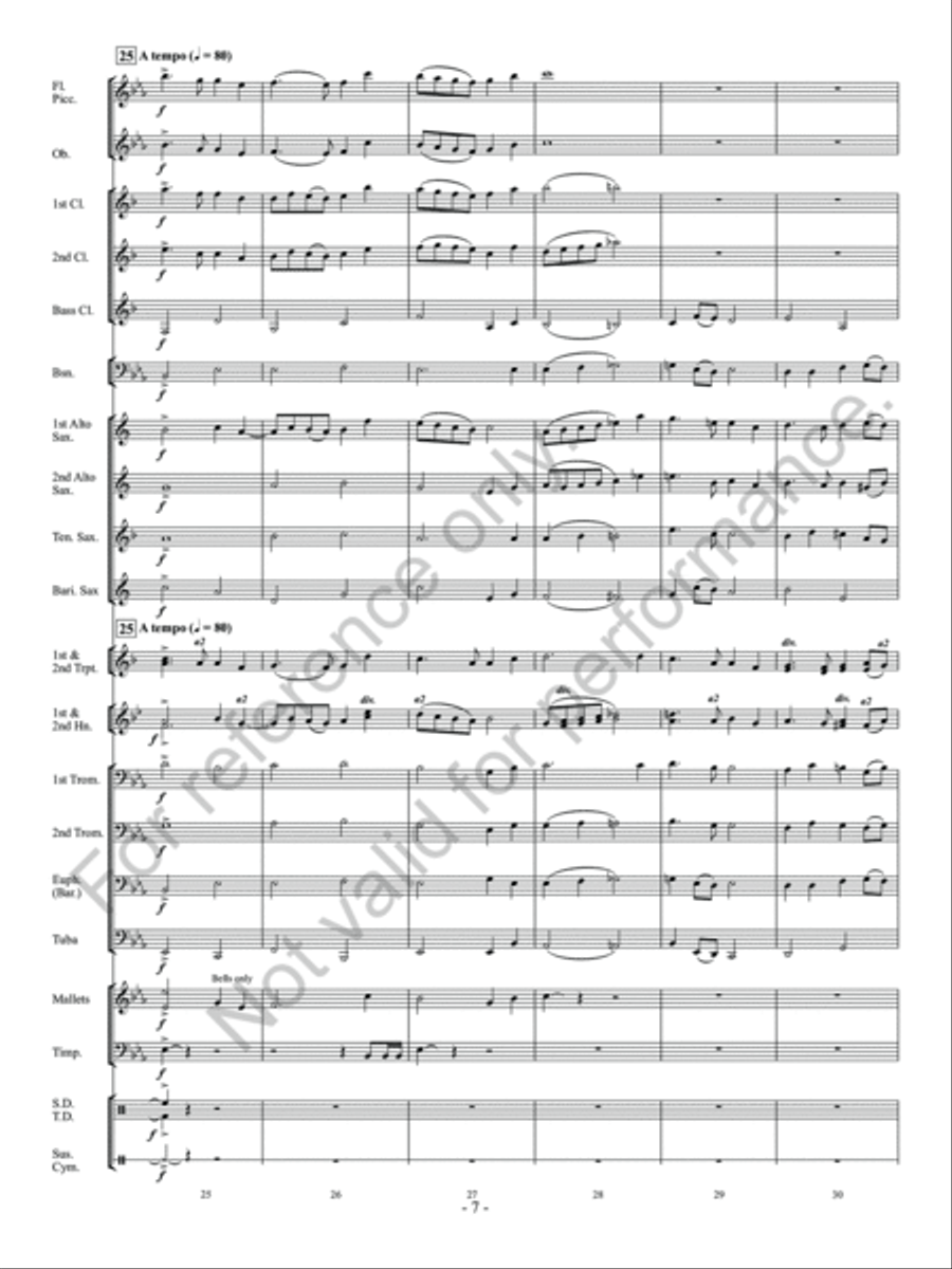 Auld Lang Syne Auld Lang Syne Concert Band scores gallery preview page 8