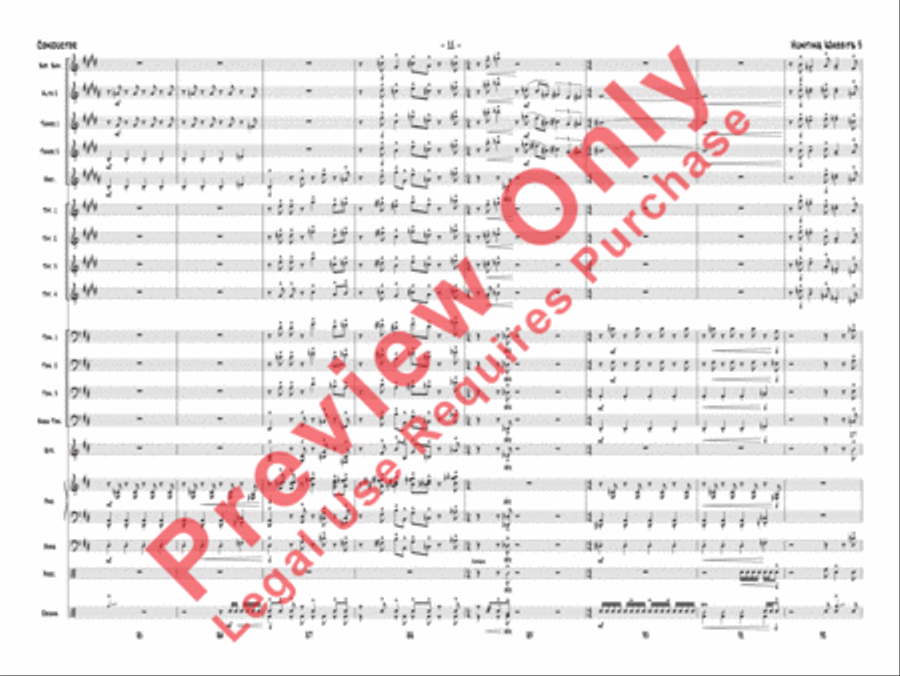 Hunting Wabbits 3 (Get Off My Lawn) Jazz Ensemble scores gallery preview page 14