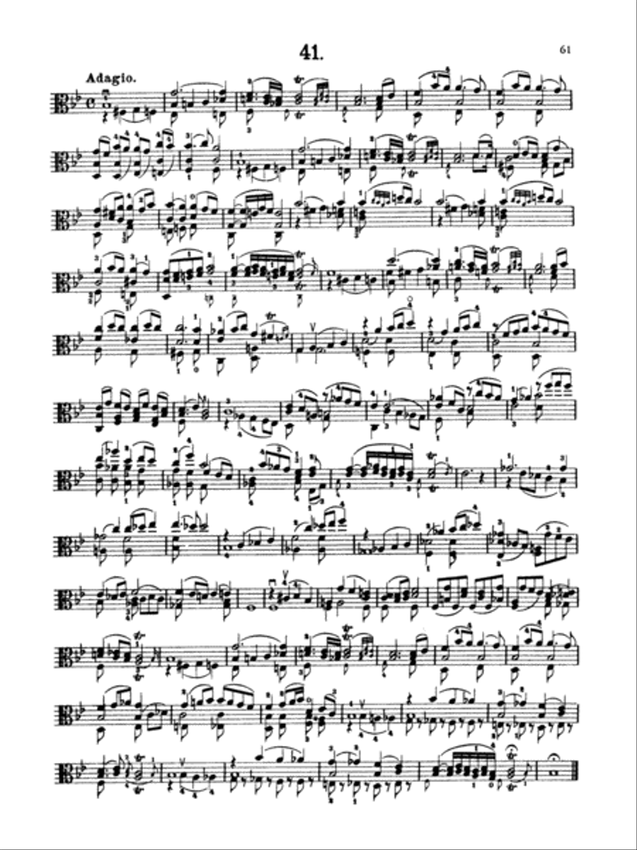Kreutzer: Forty-two Studies Part scores gallery preview page 1