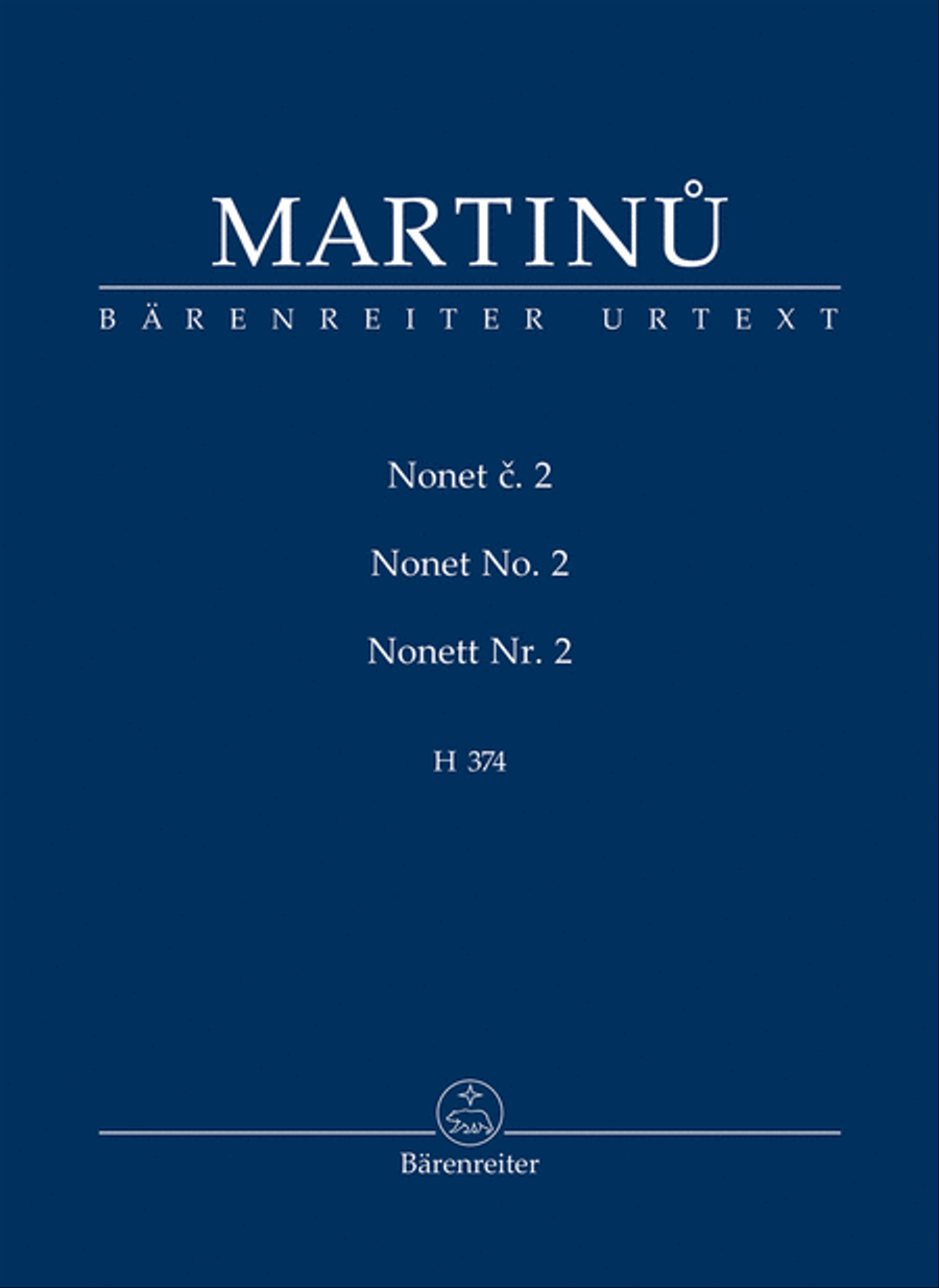 Nonet No. 2 Chamber Music scores gallery preview page 1