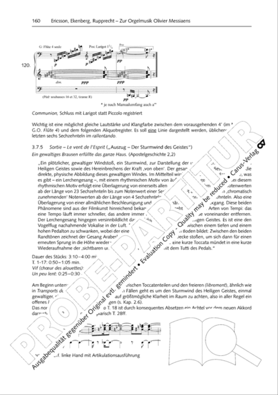 Orgelschule zur historischen Auffuhrungspraxis Organ Solo scores gallery preview page 161