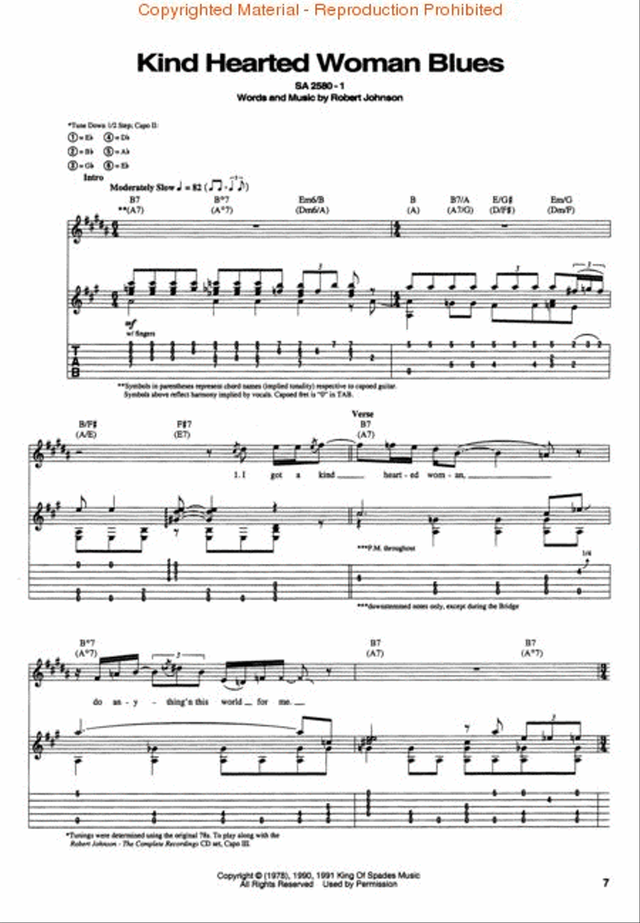 Robert Johnson – The New Transcriptions Electric Guitar scores gallery preview page 2