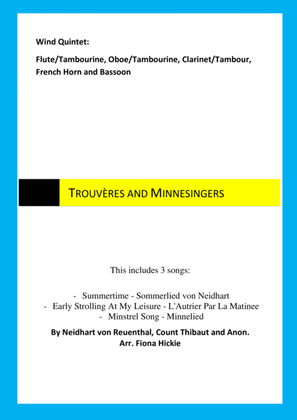 Trouvères and Minnesingers: Wind Quintet