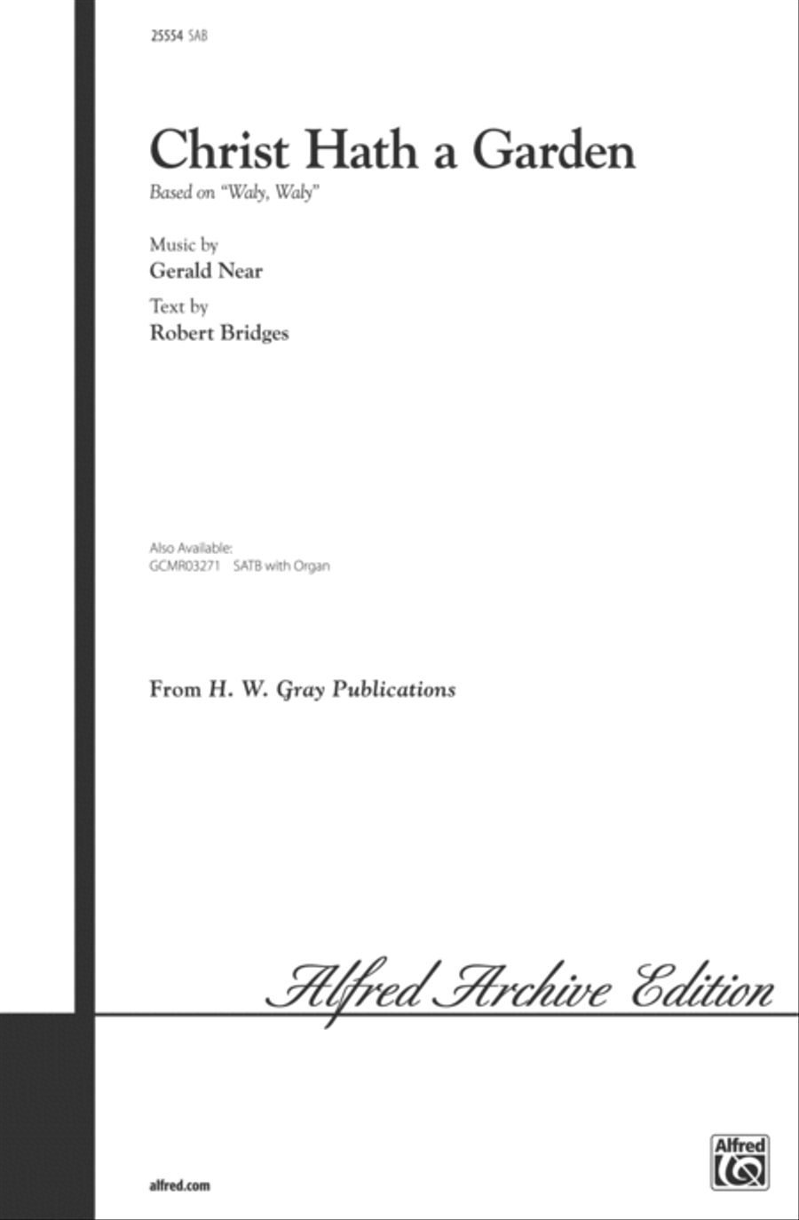 Christ Hath a Garden 3-Part scores gallery preview page 1