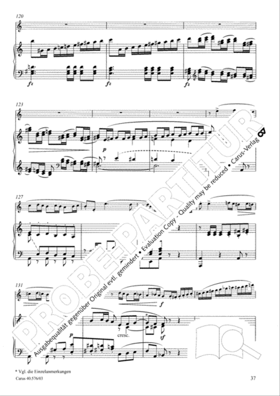 Oboe Concerto in A minor (Concerto per Oboe ed Orchestra in a) Clarinet scores gallery preview page 38
