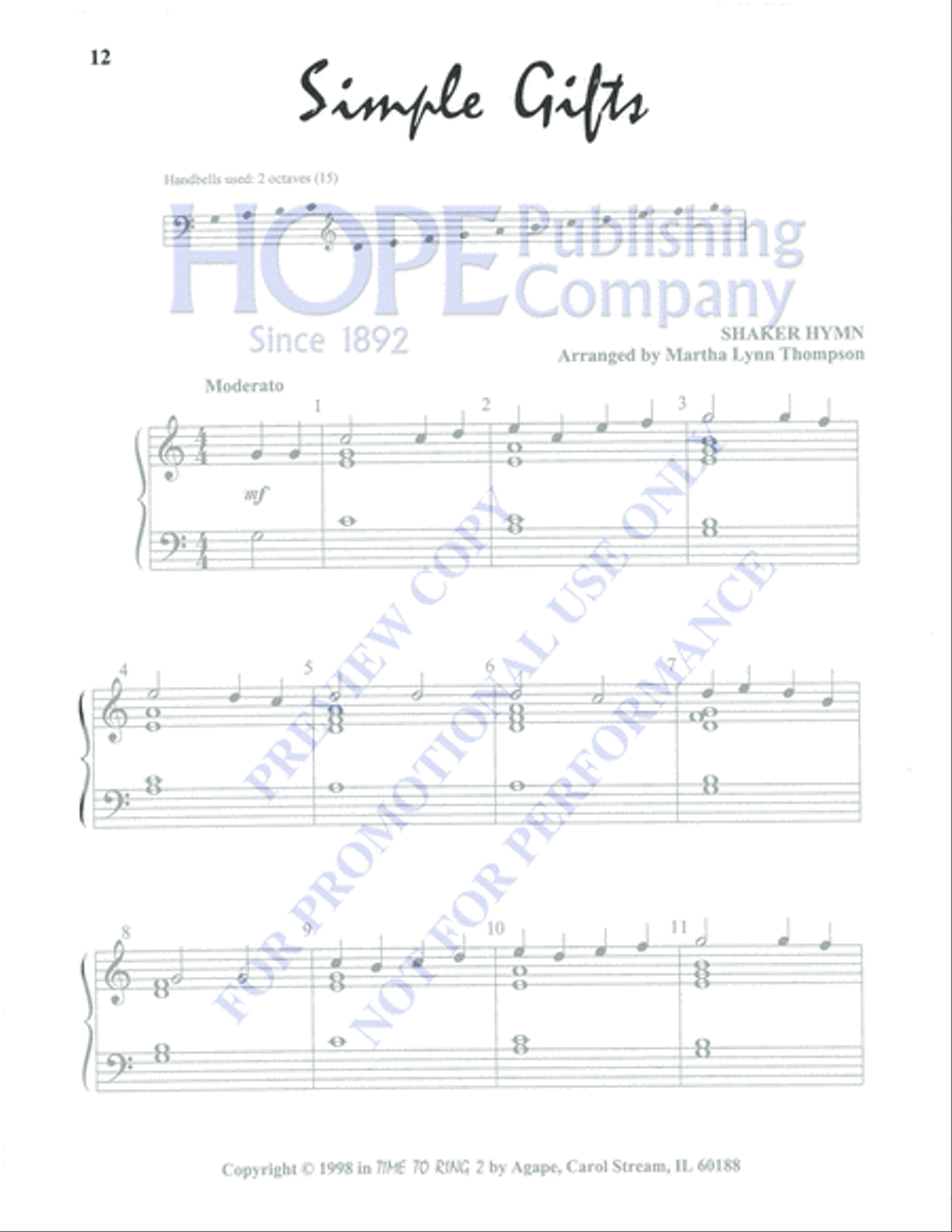 Time to Ring 2 Time to Ring 2 2-Octaves scores gallery preview page 14