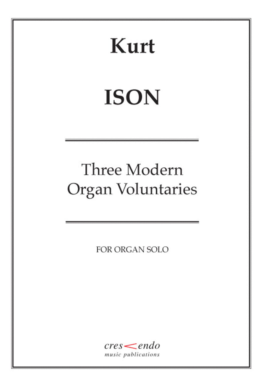 Three Modern Organ Voluntaries