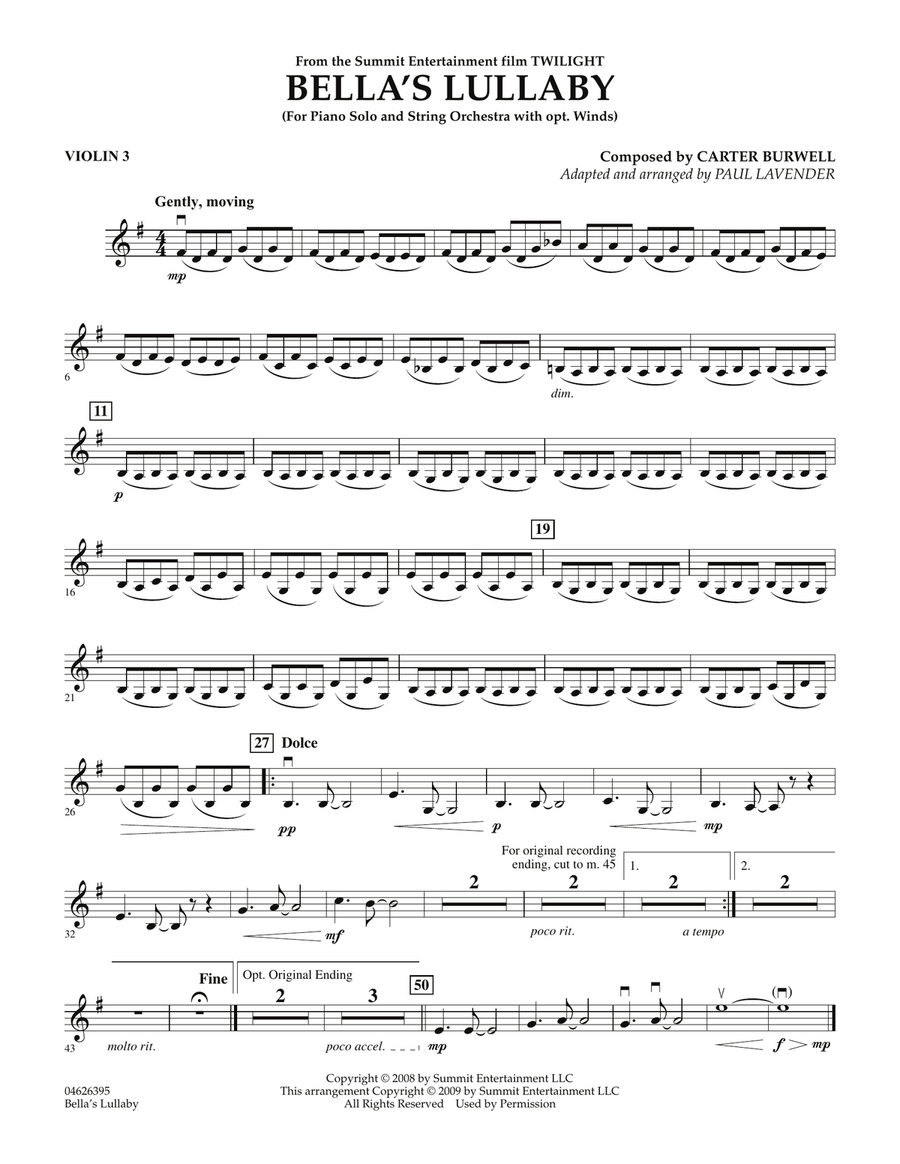 Bella's Lullaby (from 