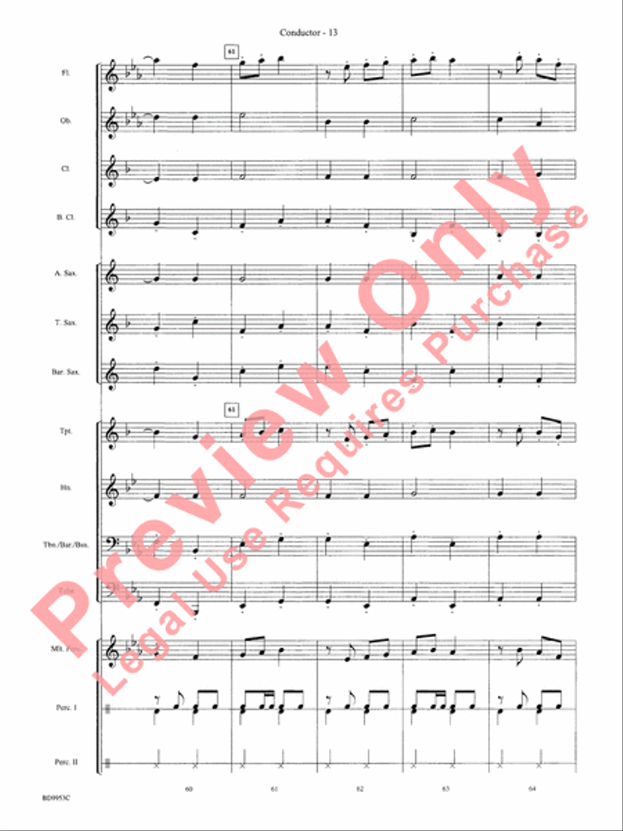 Manhattan Beach Manhattan Beach Concert Band scores gallery preview page 15