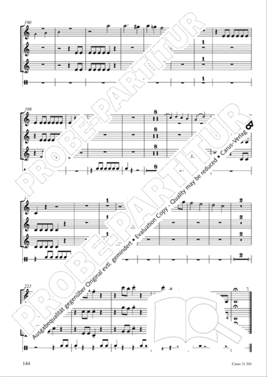 Bach for Brass 1: Cantatas I Voice scores gallery preview page 153