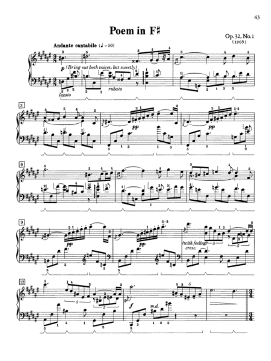 Scriabin -- Selected Works Piano Solo scores gallery preview page 4