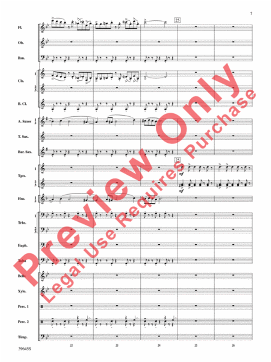 Whirlybird Concert Band scores gallery preview page 8