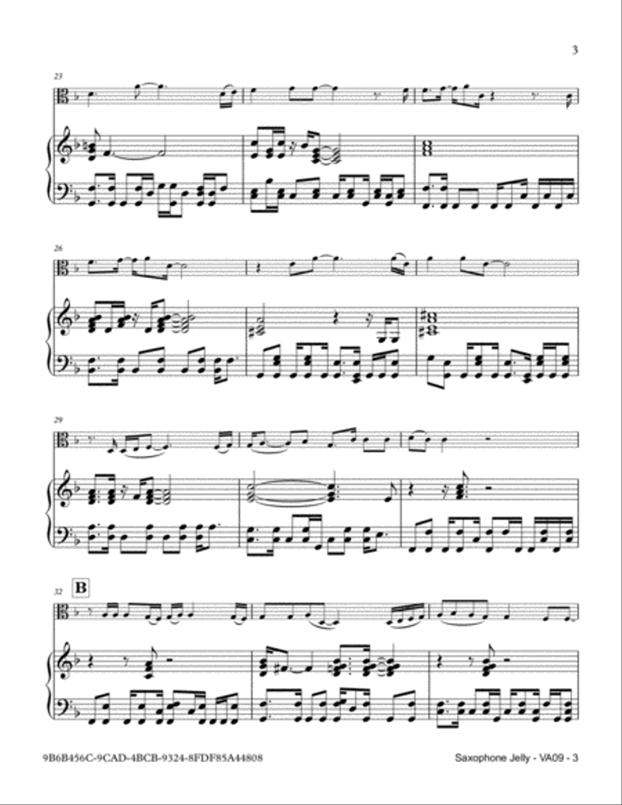 Saxophone Jelly Saxophone Jelly Saxophone scores gallery preview page 3
