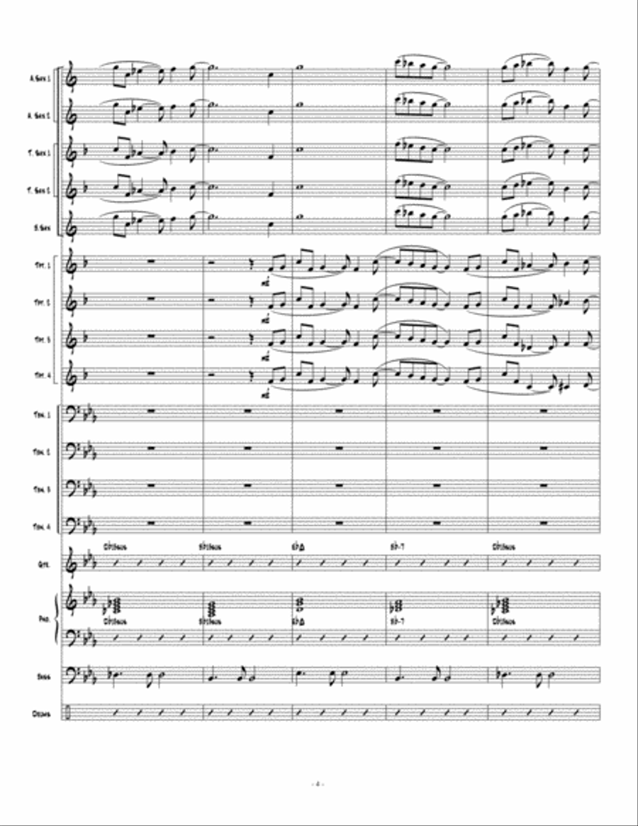 Speed Shift Speed Shift Jazz Ensemble scores gallery preview page 5
