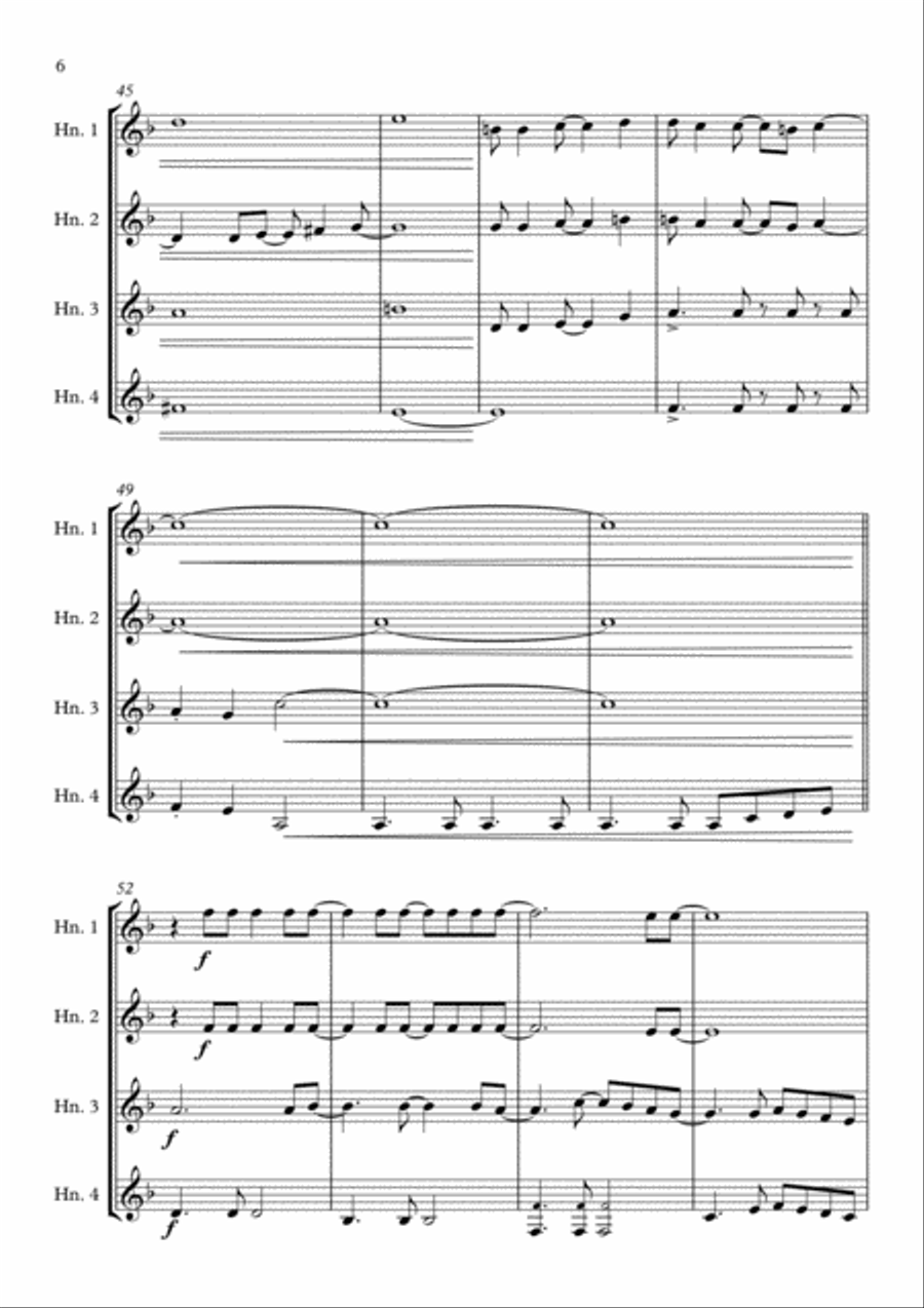 Africa Africa Brass Quartet scores gallery preview page 6
