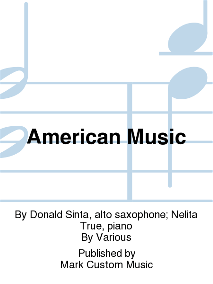 American Music Piano scores gallery preview page 1