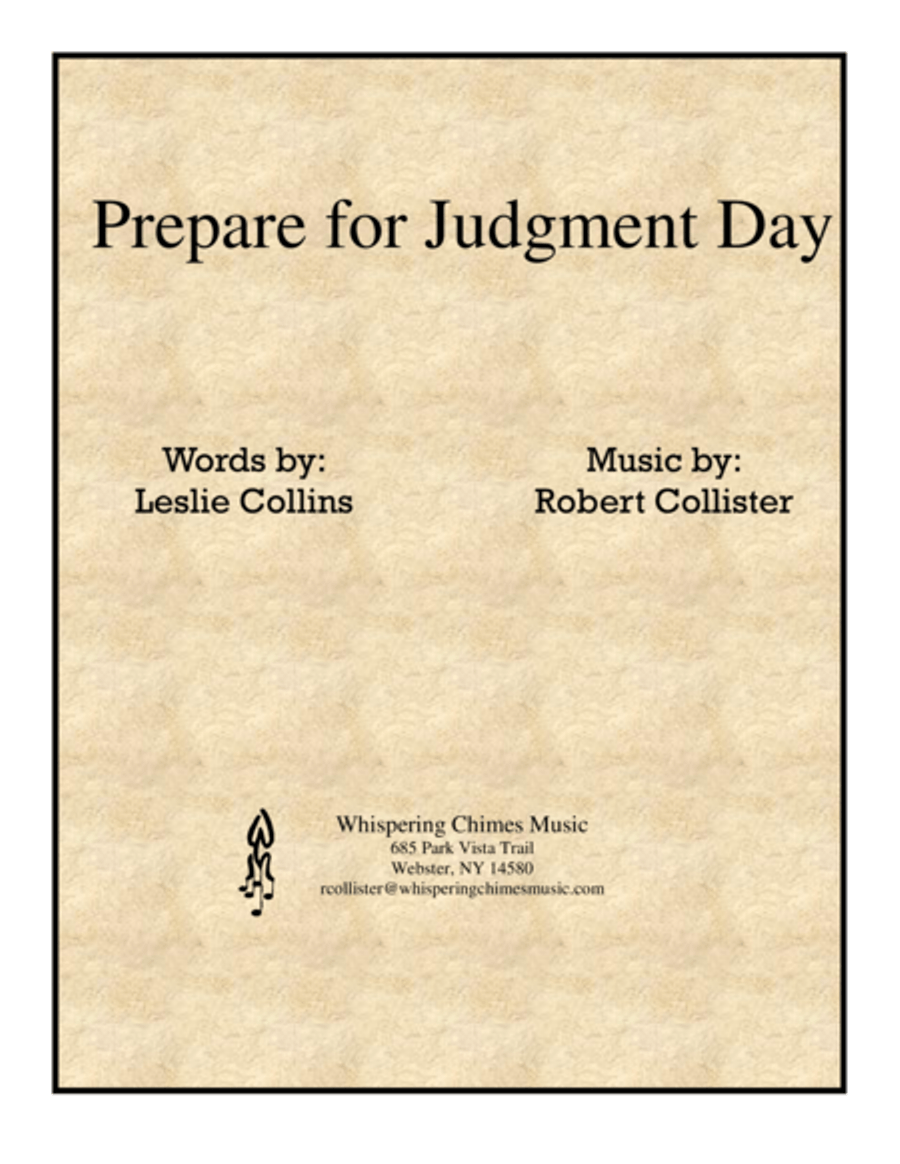 Prepare for Judgment Day Choir scores gallery preview page 1