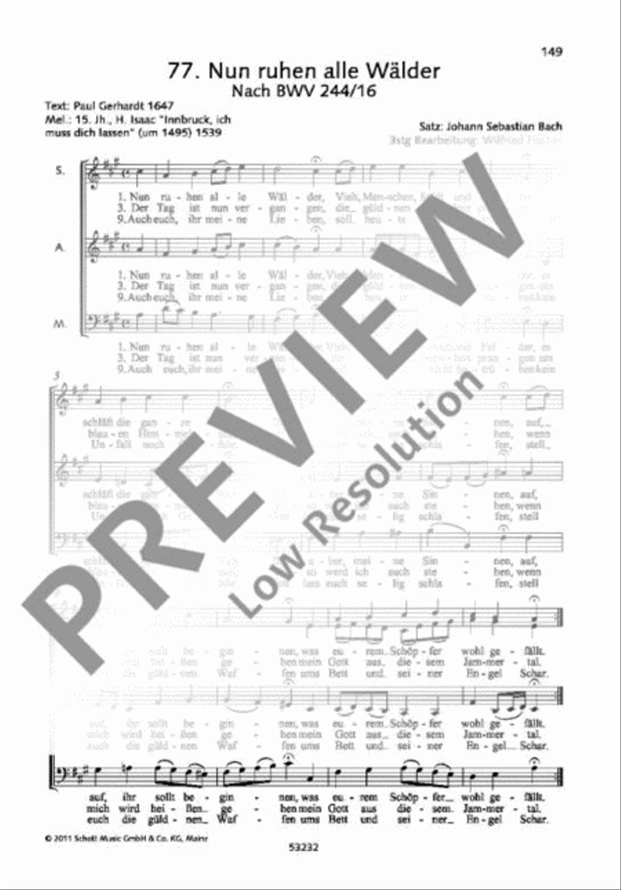 Nun ruhen alle Wälder Nun ruhen alle Wälder A Cappella scores gallery preview page 2