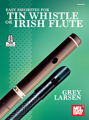 Book cover for Easy Favorites for Tin Whistle or Irish Flute