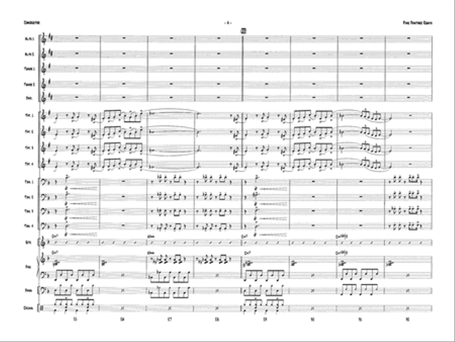 Pink Panther Remix: Score Jazz Ensemble scores gallery preview page 6
