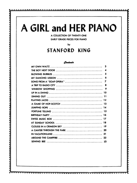 A Girl and Her Piano